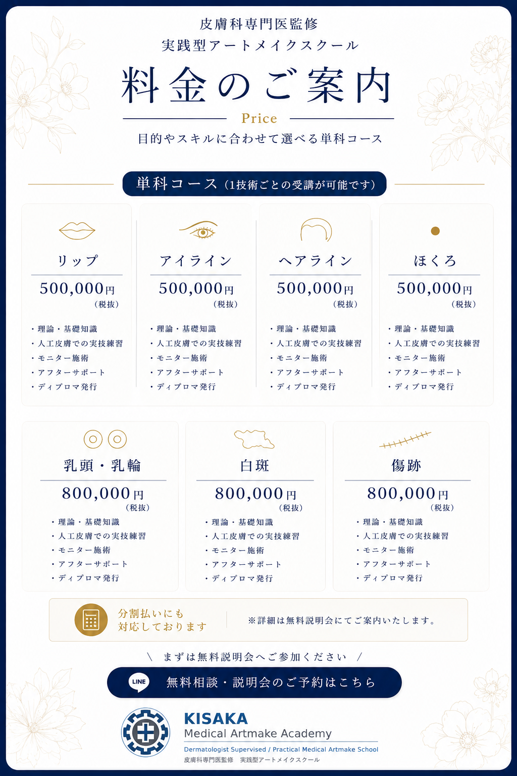 アートメイクスクール 料金